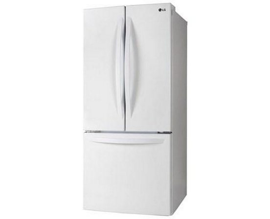 LG 30-Inch, 21.8 Cu.Ft. Freestanding French 3-Door Refrigerator With Smartdiagnosis™ Technology - LRFNS2200W