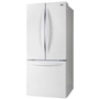 LG 30-Inch, 21.8 Cu.Ft. Freestanding French 3-Door Refrigerator With Smartdiagnosis™ Technology - LRFNS2200W