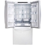 LG 30-Inch, 21.8 Cu.Ft. Freestanding French 3-Door Refrigerator With Smartdiagnosis™ Technology - LRFNS2200W