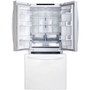 LG 30-Inch, 21.8 Cu.Ft. Freestanding French 3-Door Refrigerator With Smartdiagnosis™ Technology - LRFNS2200W