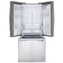 LG 30-Inch, 21.8 Cu.Ft. Freestanding French 3-Door Refrigerator With External Water Dispensing System - LRFWS2200S