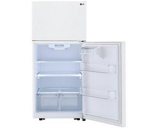 LG 30-Inch, 20.2 Cu.Ft. Freestanding Top Freezer Refrigerator With Smart Diagnosis™ - LTCS20020W