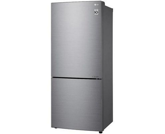 LG 28-Inch, 14.7 Cu.Ft. Counter-Depth Bottom Freezer Refrigerator With Multi-Air Flow Cooling - LBNC15251V
