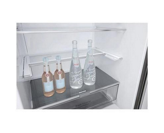 LG 28-Inch, 14.7 Cu.Ft. Counter-Depth Bottom Freezer Refrigerator With Multi-Air Flow Cooling - LBNC15251V