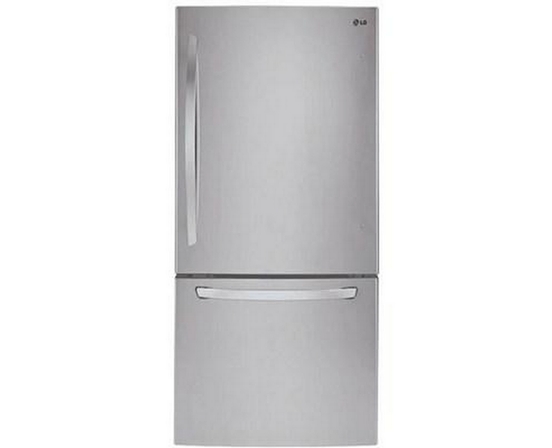 LG 30-Inch, 22.1 Cu.Ft. Freestanding Bottom Freezer Refrigerator With Multi-Air Flow System - LRDNS2200S