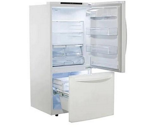 LG 30-Inch, 22.1 Cu.Ft. Freestanding Bottom Freezer Refrigerator With Multi-Air Flow System - LRDNS2200W