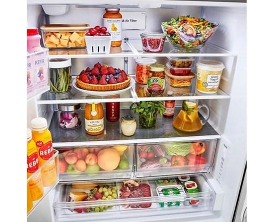 LG 36-Inch, 27 Cu. Ft. Counter-Depth Max French 3-Door Refrigerator With Linear Cooling™ - LRFLC2706S