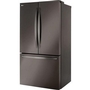 LG 36-Inch, 27 Cu. Ft. Counter-Depth Refrigerator Bottom Freezer Refrigerator - LRFLC2706D