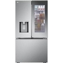 LG 36-Inch, 26 Cu. Ft. Counter-Depth Max™ French 3-Door Refrigerator With Mirror Instaview® - LRYKC2606S