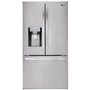 LG 36-Inch 27.7 Cu. Ft. 3-Door French Door Refrigerator With Smart Diagnosis - LRFS28XBS
