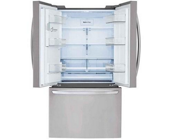 LG 36-Inch 27.7 Cu. Ft. 3-Door French Door Refrigerator With Smart Diagnosis - LRFS28XBS