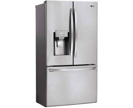 LG 36-Inch 27.7 Cu. Ft. 3-Door French Door Refrigerator With Smart Diagnosis - LRFS28XBS