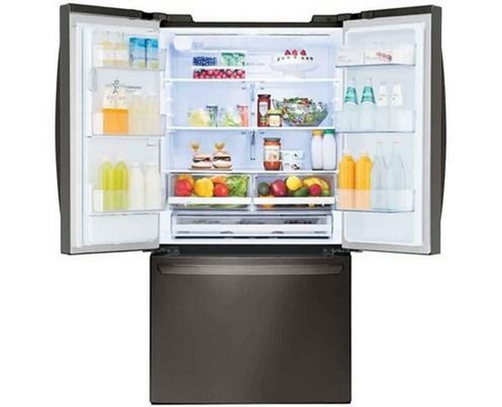 LG 36-Inch 27.7 Cu. Ft. 3-Door French Door Refrigerator With Smart Diagnosis - LRFS28XBD