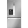 LG 36-Inch, 26 Cu. Ft. Counter-Depth French 3-Door Refrigerator With Dual Ice Makers - LRFXC2606S