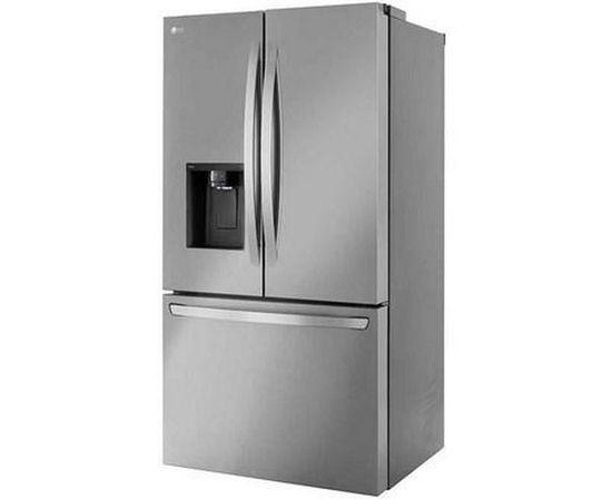 LG 36-Inch, 26 Cu. Ft. Counter-Depth French 3-Door Refrigerator With Dual Ice Makers - LRFXC2606S
