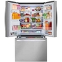 LG 36-Inch, 26 Cu. Ft. Counter-Depth French 3-Door Refrigerator With Dual Ice Makers - LRFXC2606S
