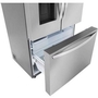 LG 36-Inch, 26 Cu. Ft. Counter-Depth French 3-Door Refrigerator With Dual Ice Makers - LRFXC2606S