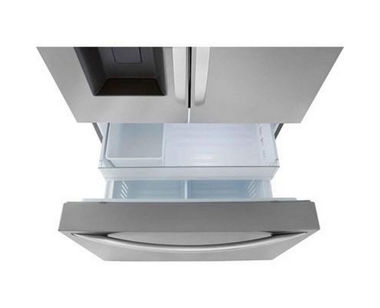 LG 36-Inch, 26 Cu. Ft. Counter-Depth French 3-Door Refrigerator With Dual Ice Makers - LRFXC2606S