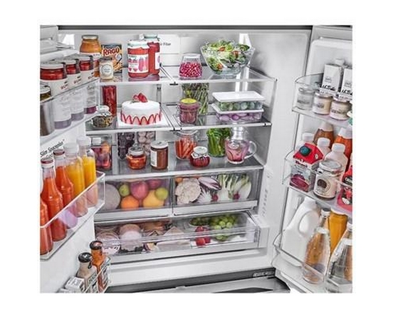 LG 36-Inch, 26 Cu. Ft. Counter-Depth French 3-Door Refrigerator With Four Types Of Ice - LRYXC2606S