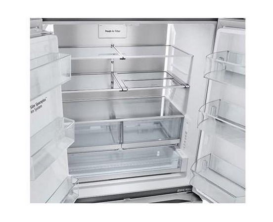 LG 36-Inch, 26 Cu. Ft. Counter-Depth French 3-Door Refrigerator With Four Types Of Ice - LRYXC2606S