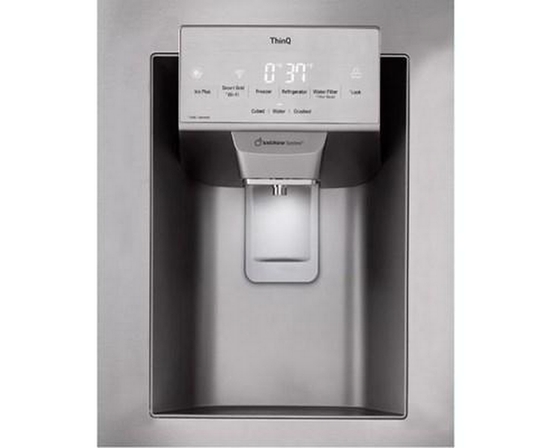 LG 36-Inch, 27.7 Cu. Ft. Freestanding French 3-Door Refrigerator With Wi-Fi - LHFS28XBS