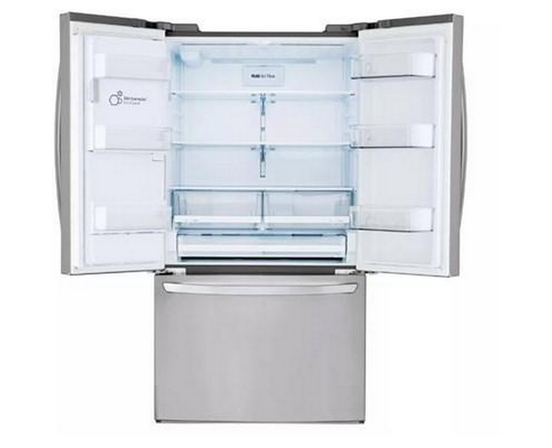 LG 36-Inch, 27.7 Cu. Ft. Freestanding French 3-Door Refrigerator With Wi-Fi - LHFS28XBS