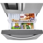 LG 36-Inch, 27.7 Cu. Ft. Freestanding French 3-Door Refrigerator With Wi-Fi - LHFS28XBS