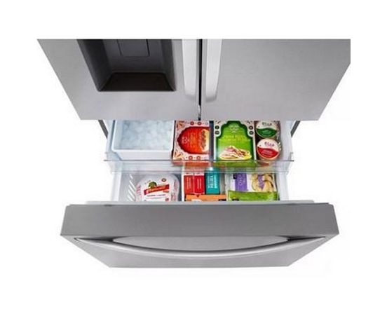 LG 36-Inch, 30.7 Cu. Ft. Freestanding French 3-Door Refrigerator With Door Cooling+ - LRFXS3106S