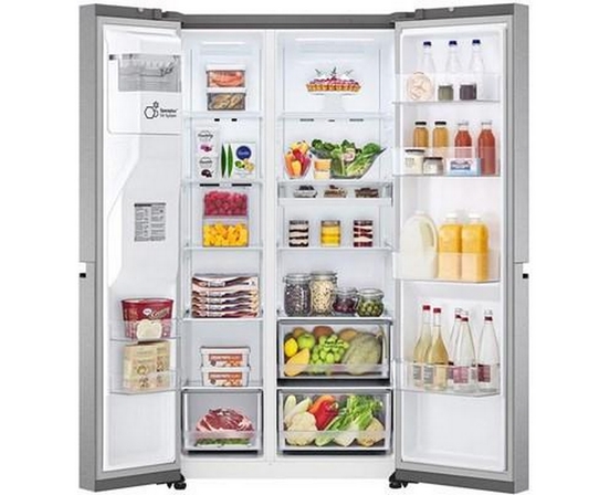 LG 36-Inch, 22.5 Cu. Ft. Counter-Depth Side-By-Side Refrigerator With Ice And Water Dispensing System - LS23C4230V