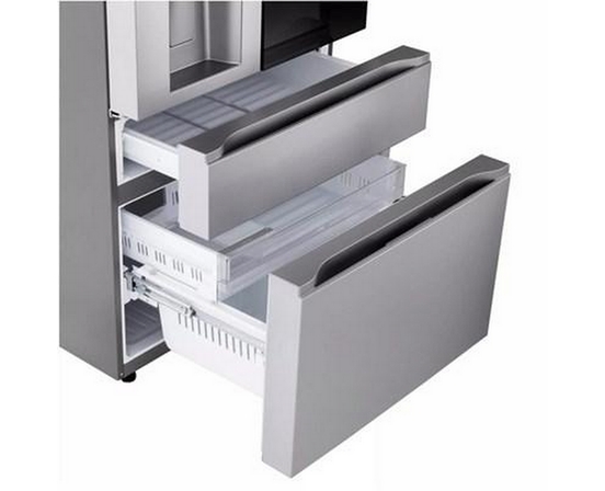 LG 29-Inch 28.6 Cu. Ft. French 4-Door Refrigerator With Smart Instaview® - LF29S8365S