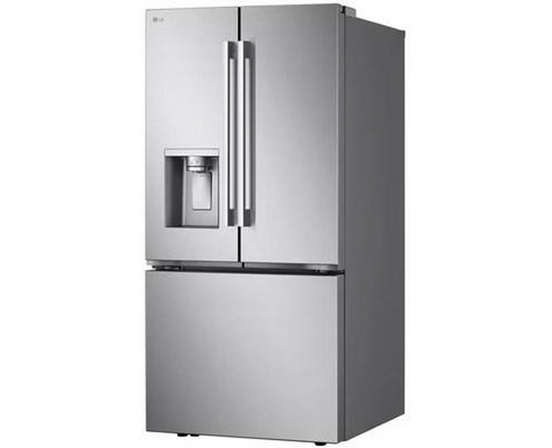 LG 33-Inch, 25 Cu. Ft. Freestanding 3-Door French Door Refrigerator With Ice And Water Dispenser - LF25H6330S
