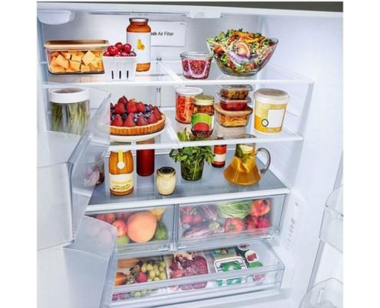 LG 36-Inch, 25 Cu. Ft Counter-Depth French 3-Door Refrigerator With Ice Maker And Water Dispenser - LF25Z6211S