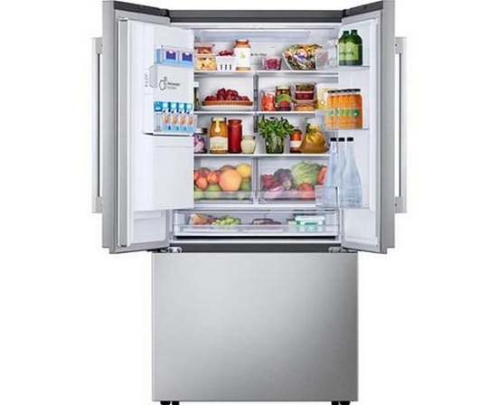 LG 24-Inch, 23.7 Cu. Ft. Counter-Depth Max™ French 3-Door Refrigerator With Zero Clearance™ - LF24Z6330S