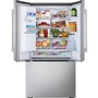 LG 24-Inch, 23.7 Cu. Ft. Counter-Depth Max™ French 3-Door Refrigerator With Zero Clearance™ - LF24Z6330S