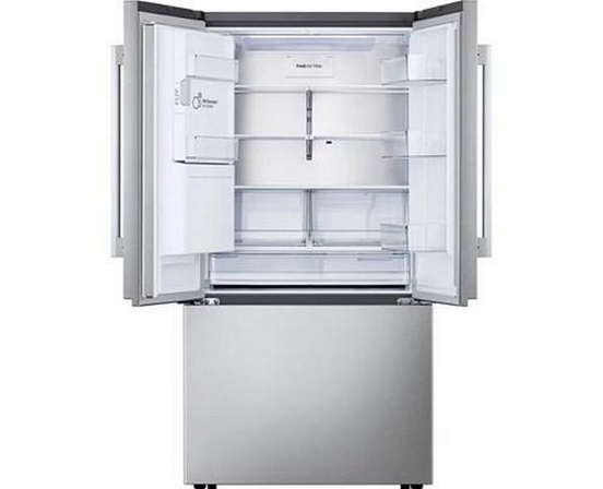 LG 24-Inch, 23.7 Cu. Ft. Counter-Depth Max™ French 3-Door Refrigerator With Zero Clearance™ - LF24Z6330S