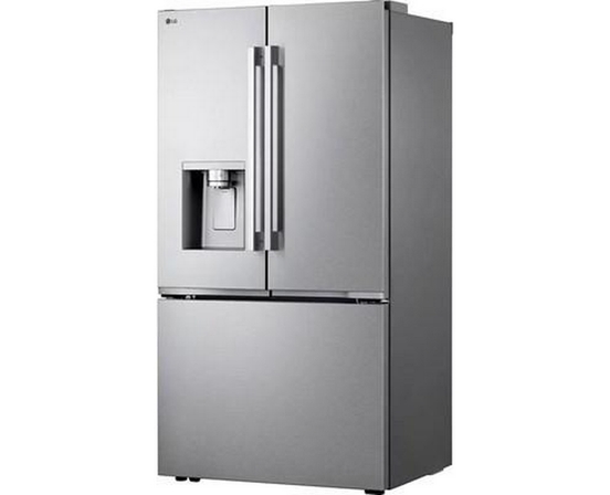 LG 24-Inch, 23.7 Cu. Ft. Counter-Depth Max™ French 3-Door Refrigerator With Zero Clearance™ - LF24Z6330S