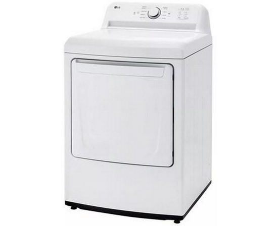 LG 7.3 Cu. Ft. Electric Dryer With Smart Diagnosis - DLE6100W