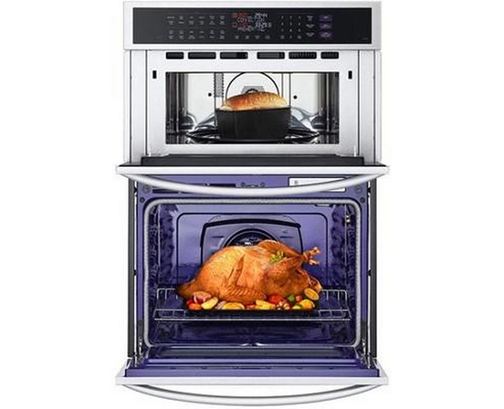 LG 30-Inch, 6.4 Cu.Ft. Built-In Combination Wall Oven With Thinq® Technology - WCEP6427F