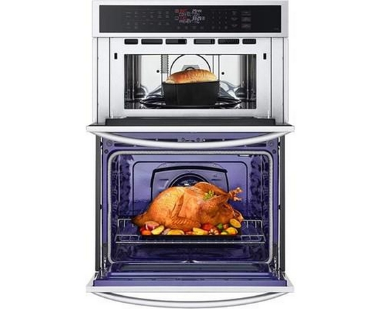 LG 30-Inch, 6.4 Cu. Ft. Built-In Combination Wall Oven With Thinq® Technology - WCEP6423F