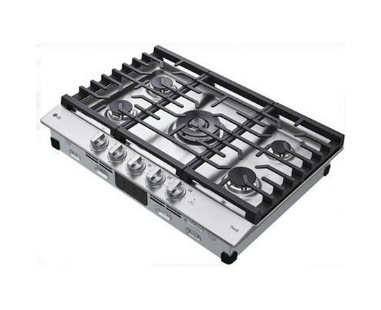 LG 30-Inch Built-In Gas Cooktop With Thinq® Technology - CBGJ3027S