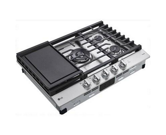 LG 30-Inch Built-In Gas Cooktop With Thinq® Technology - CBGJ3027S