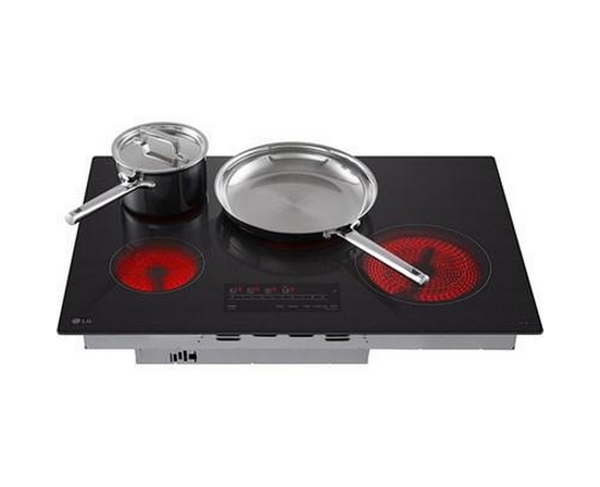 LG 30-Inch Built-In Smart Electric Cooktop With 4 Elements -
