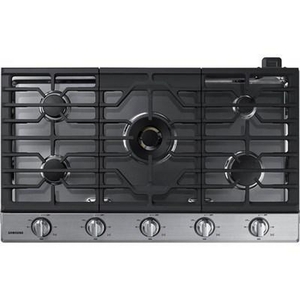 Samsung 36-Inch Built-In Gas Cooktop With Wi-Fi And Bluetooth Connected - NA36N7755TS/AA