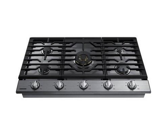 Samsung 36-Inch Built-In Gas Cooktop With Wi-Fi And Bluetooth Connected - NA36N7755TS/AA