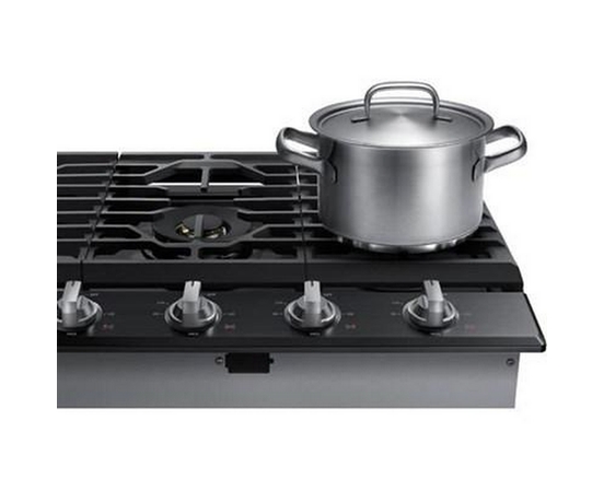 Samsung 36-Inch Built-In Gas Cooktop With Wi-Fi And Bluetooth Connected - NA36N7755TG/AA