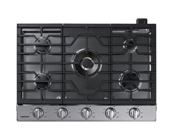 Samsung 30-Inch Built-In Gas Cooktop With Wi-Fi Connectivity - NA30N7755TS/AA