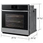 Samsung 30-Inch, 5.1 Cu.Ft. Built-In Wall Oven - NV51CG600SSR/AA