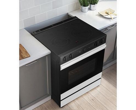 Samsung 6.3 Cu. Ft. Bespoke Smart Slide-In Electric Range - NSE6DB850012/AC