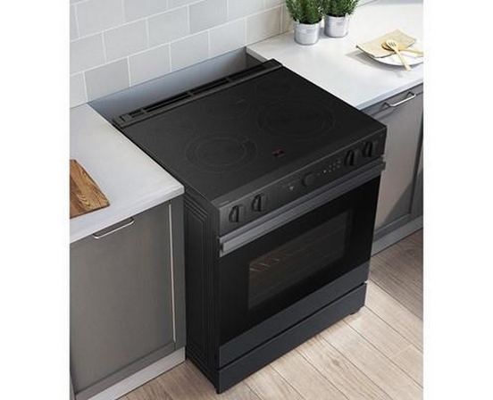 Samsung 6.3 Cu. Ft. Bespoke Smart Slide-In Electric Range - NSE6DG8500MT/AC