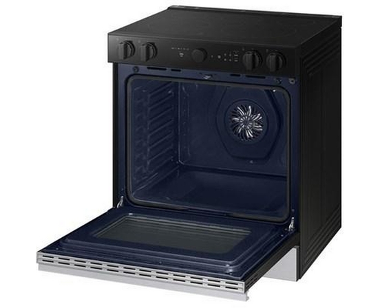 Samsung 6.3 Cu. Ft. Bespoke Smart Slide-In Electric Range - NSE6DG8700SR/AC